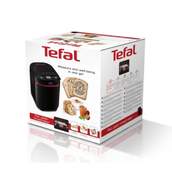 Хлебопекарна Tefal Pain Plaisir PF220, 17 програми, Черен