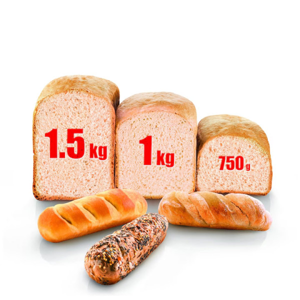 Хлебопекарна Tefal Home Bread Baguette PF610138, 1500 гр, 16 програми, Бяла