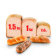 Хлебопекарна Tefal Home Bread Baguette PF610138, 1500 гр, 16 програми, Бяла