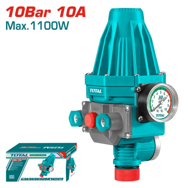 Автоматичен пресостат TOTAL WPS102,10BAR,1" x 1"