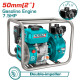 Бензинова моторна помпа TOTAL Industrial 2 инча 5.6 kW 80 м