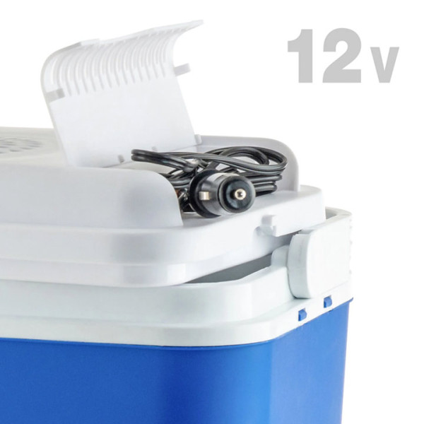 Електрическа хладилна кутия ATLANTIC 24л, 12V, Син