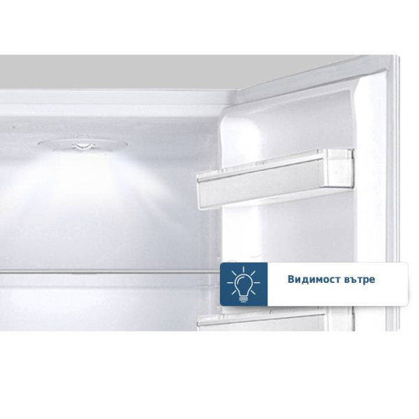 Хладилник с фризер ALBATROS CF333E, 248 л, клас Е, бял