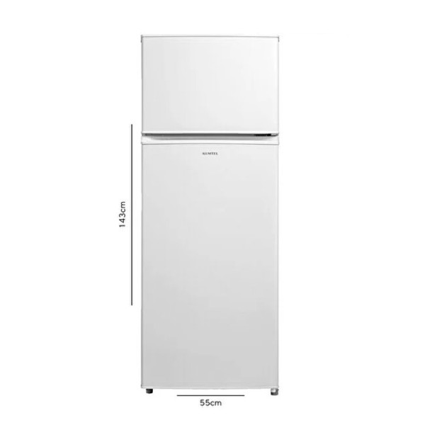 Хладилник с горна камера KUMTEL HTMF-210W, 204л, бял