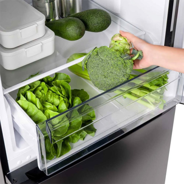 Хладилник с фризер Muhler NFC201IE, No Frost, инокс