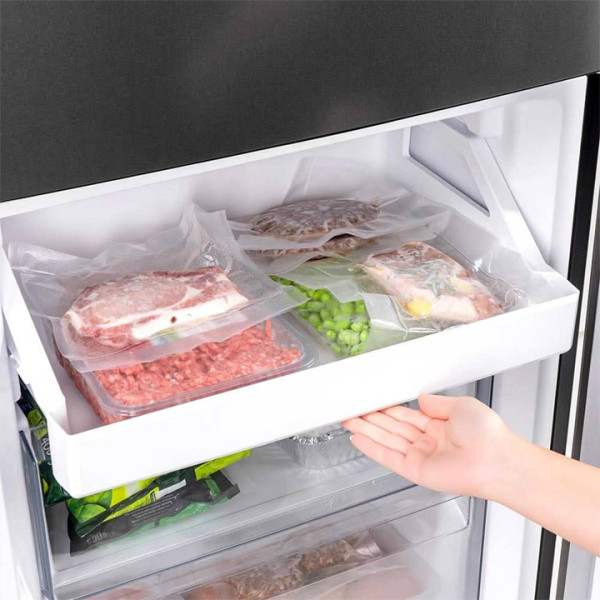 Хладилник с фризер Muhler NFC201IE, No Frost, инокс