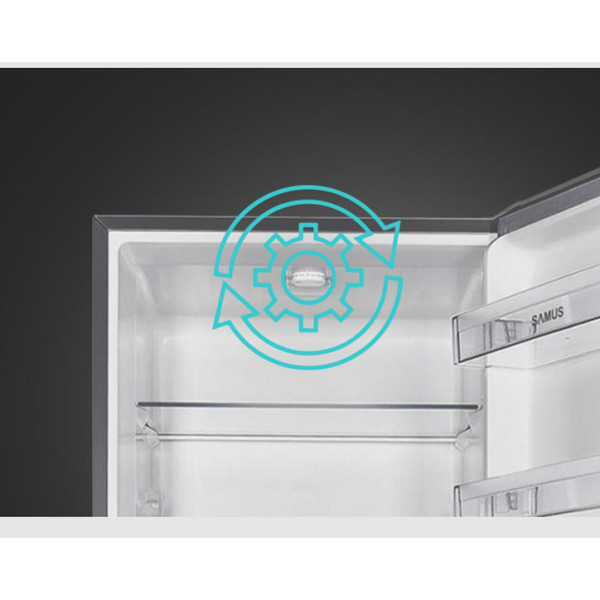 Хладилник с фризерSamus SCX344ED, диспенсър за вода