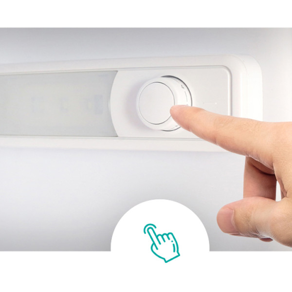 Хладилник с горен фризер SAMUS SW346E, 248л