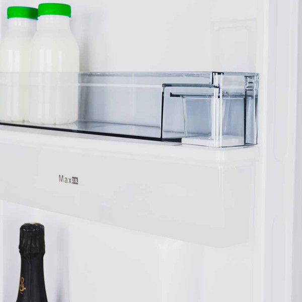 Комбинирани хладилник с фризер в цвят инокс