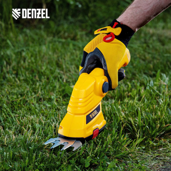 Храсторез акумулаторен Denzel G411, 3.6 V, 1.5 Ah, с батерия и зарядно