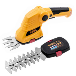 Храсторез акумулаторен Denzel G411, 3.6 V, 1.5 Ah, с батерия и зарядно