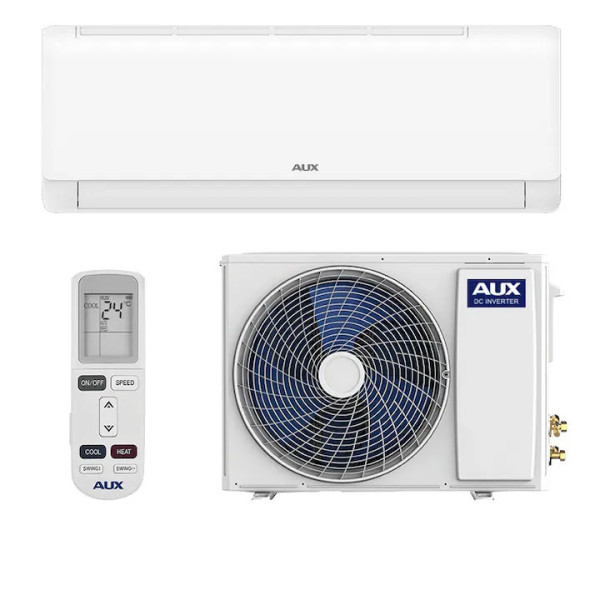 Инверторен климатик AUX ASW-H12C5B4/QCR3DI-C012000 BTU, 25 м2, Бял