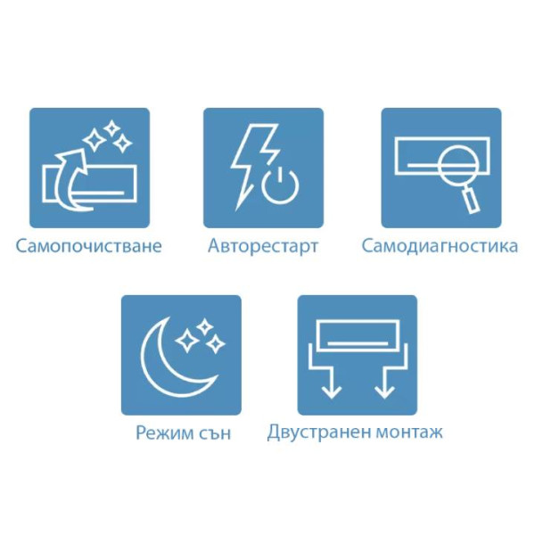 Инверторен климатик AUX Freedom ECO ASW-H12C5E4/FAR3DI-B8, 12 000 BTU