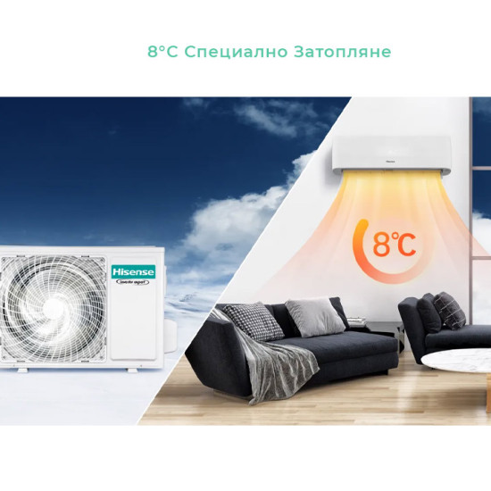 Инверторен климатик Hisense WINGS PRO KB35YR3E 12000BTU