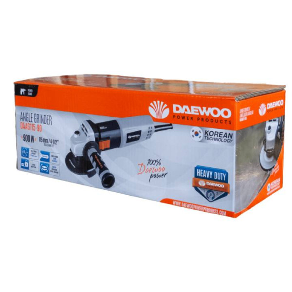 Комплект инструменти DAEWOO ъглошлайф DAAG115-90, Бормашина DAID500 и чанта