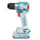 Комплект акумулаторни инструменти TOTAL TOSLI241192E, 20 V, 2/4 Ah