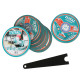 Комплект акумулаторни инструменти TOTAL TOSLI241192E, 20 V, 2/4 Ah