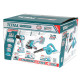 Комплект акумулаторни инструменти TOTAL TOSLI241192E, 20 V, 2/4 Ah