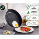 Комплект тенджери и тигани Just Perfecto JL-27, 15 ч, Индукция, Черен