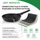 Комплект тенджери и тигани Just Perfecto JL-27, 15 ч, Индукция, Черен