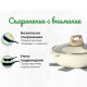Комплект тенджери и тигани Just Perfecto JL-788, 15части, Бежов,индукция