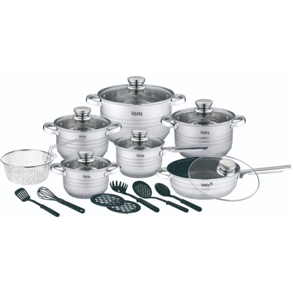 Комплект тенджери и тигани Oliver Voltz OV51210R20B