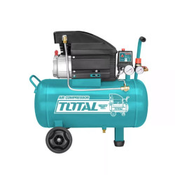 Бутален компресор TOTAL, 50L, 1100 W, 1.5HP, 8bar, 119L/min