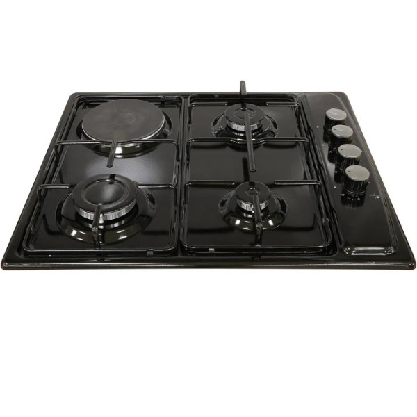 Плот за вграждане KUMTEL LX-412BF, 3газ +1електричество, черен