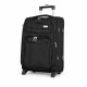 Малък текстилен куфар PERFECT++LINE 1709-2, 46l, Черен