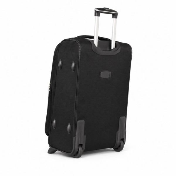 Среден текстилен куфар PERFECT LINE 1709-2, 70л, Черен