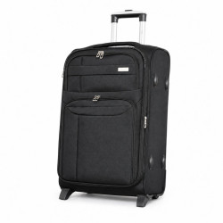 Среден текстилен куфар PERFECT LINE 1709-2, 70л, Черен