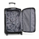 Среден текстилен куфар PERFECT LINE 1709-2, 70л, Черен