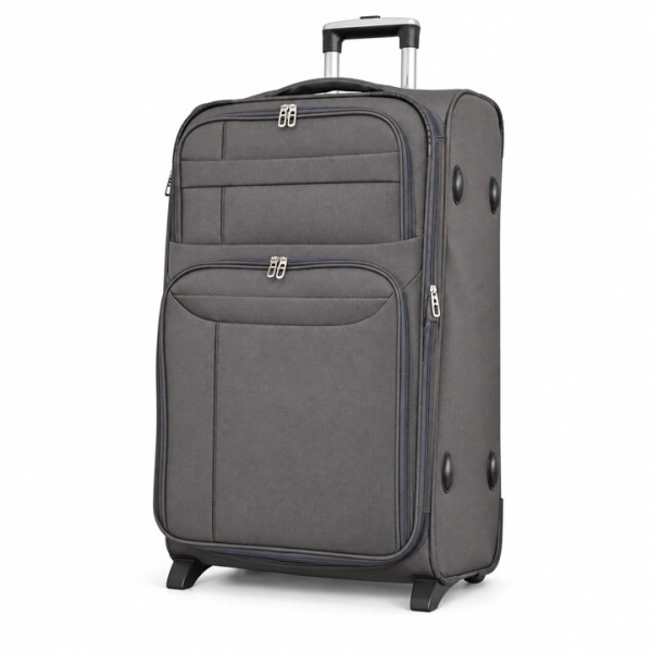 Текстилен куфар PERFECT++LINE 1709-2, 99 л, Сив