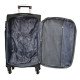 Голям текстилен куфар Perfect line 1709-4, 28", 89l, черен