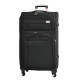 Голям текстилен куфар Perfect line 1709-4, 28", 89l, черен