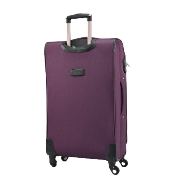 Голям текстилен куфар PERFECT LINE 1709-4, 89l , лилав