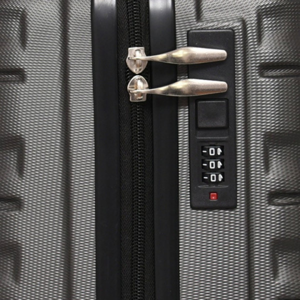 Куфар за ръчен багаж Perfect Line ABS 2027, 24л, Тъмносив