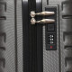 Куфар за ръчен багаж Perfect Line ABS 2027, 24л, Тъмносив