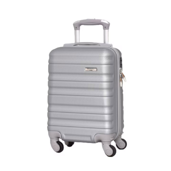 Куфар за ръчен багаж Perfect Line ABS 2027, 24л, Сребрист