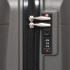 Куфар PERFECT LINE ABS 8093, 48/20/30 см, 24 л, Тъмносив
