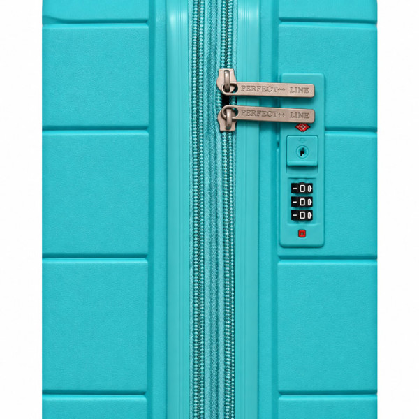Голям куфар PERFECT LINE PP 88006, 28",97л, Тюркоаз