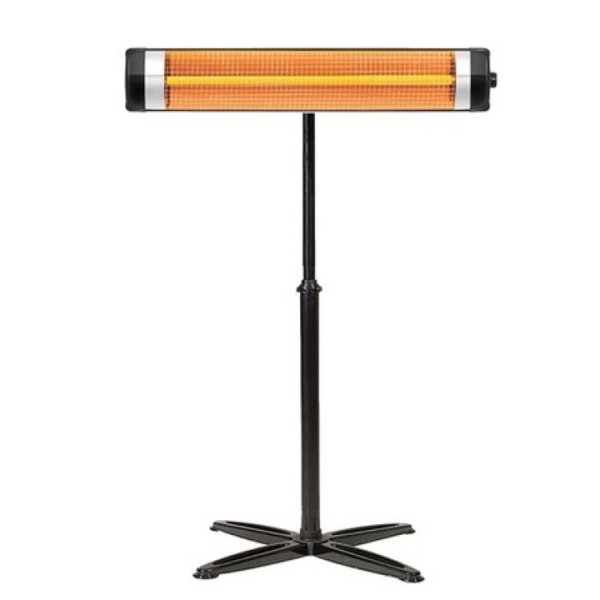 Инфрачервена печка Minisan SR-2600, 2600W, Термостат, Телескопична стойка