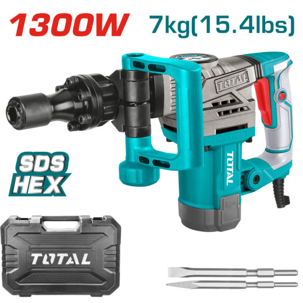 Къртач TOTAL Industrial, HEX, 1300 W