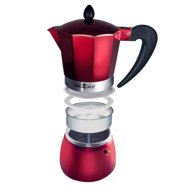 Кубинска кафеварка SAPIR SP 1173 B6, 6 чаши