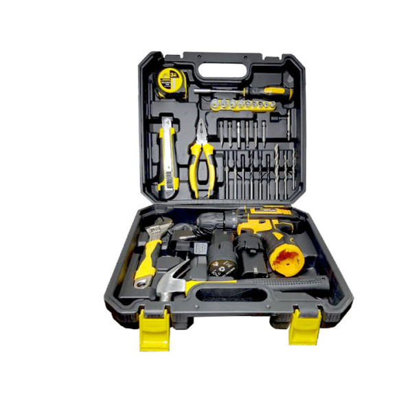 Комплект акумулаторна бормашина Moller 45007, 12V 1500mAh с 34 инструмента