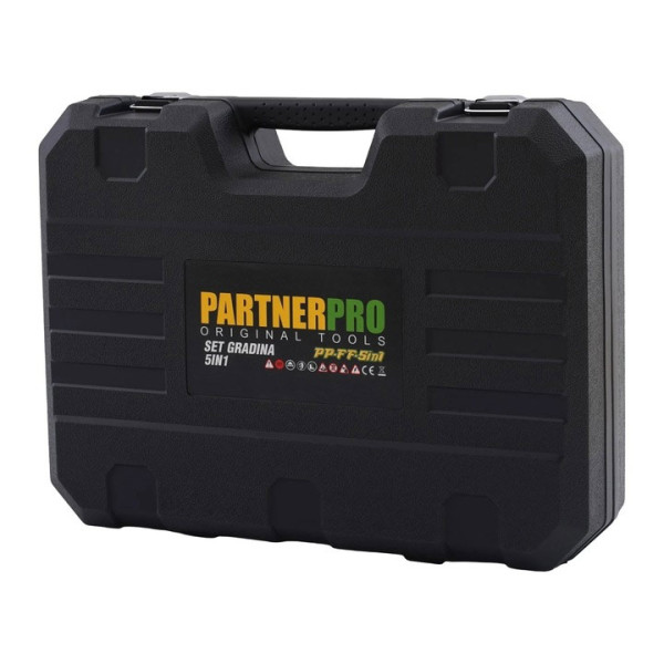 Комплект градински ножици и верижен трион  5в1 PARTNERPRO PP-FF, 20V, 2Ah