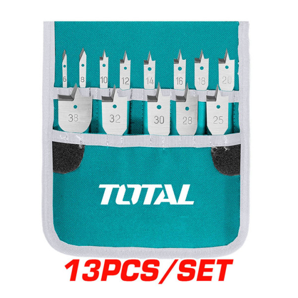 Комплект акумулаторен перфоратор TOTAL 20V, Аксесоари + Подарък чопър 30 W
