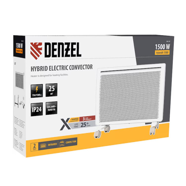 Хибриден електрически конвектор Denzel HibridX-1500