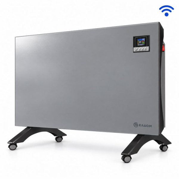 Конвектор ELDOM GALANT RH01F20W-S, Wi-Fi, сив