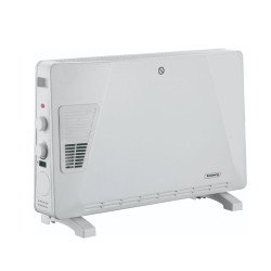 Конвекторна печка Rosberg R51974ET, 2500W, До 25 м², Бяла